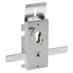 Hörmann Schloss Für Profil Halbzylinder, Mit Anschraubbrücke -Bester Türzubehör Geschäft 1019000 hoermann schloss fuer profil halbzylinder mit anschraubbruecke vorderansicht