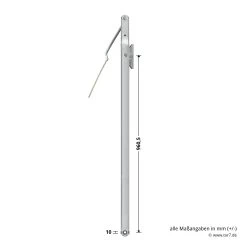 Hörmann Ersatz-Hebelarm Inkl. Adapterplatte, BRH 2125 Mm -Bester Türzubehör Geschäft 1049504 hoermann ersatz hebelarm inkl adapterplatte brh 2125mm bemassung
