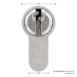 Hörmann Profil-Halbzylinder, 45,5 + 10 Mm, Links, TS 16 15 Hörmann Profil-Halbzylinder, 45,5 + 10 Mm, Links, TS 16 -Bester Türzubehör Geschäft 3014860 hoermann profil halbzylinder 45 5 10 mm links ts 16 zylinder masse