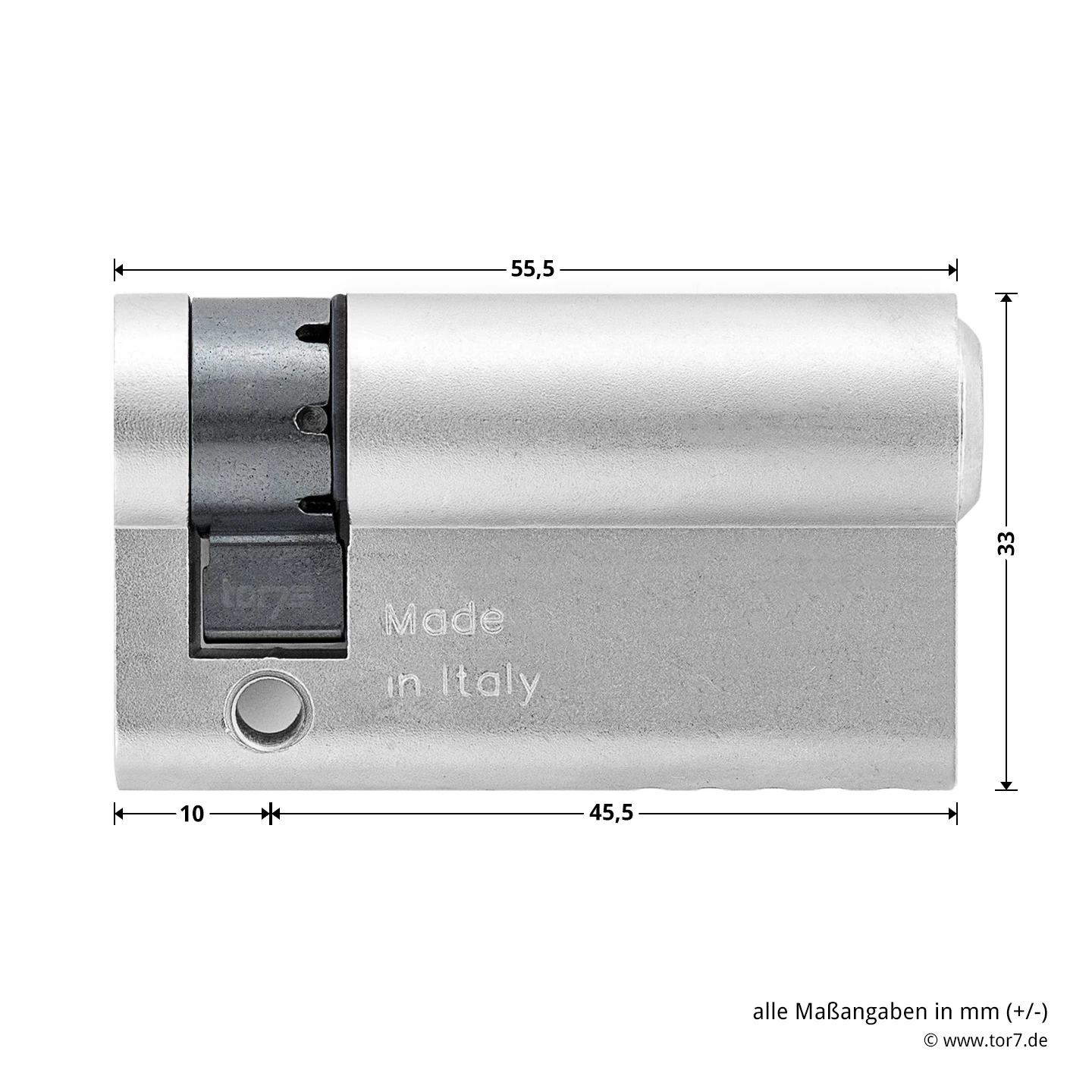 Hörmann Profil-Halbzylinder, 45,5 + 10 Mm, Links, TS 16 7 Hörmann Profil-Halbzylinder, 45,5 + 10 Mm, Links, TS 16 – Bild 7