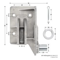 Hörmann Aufsetzstück, Beschlagsart N, Rechts 8 Hörmann Aufsetzstück, Beschlagsart N, Rechts -Bester Türzubehör Geschäft 3027694 hoermann aufsetzstueck beschlagsart n rechts bemassung 1