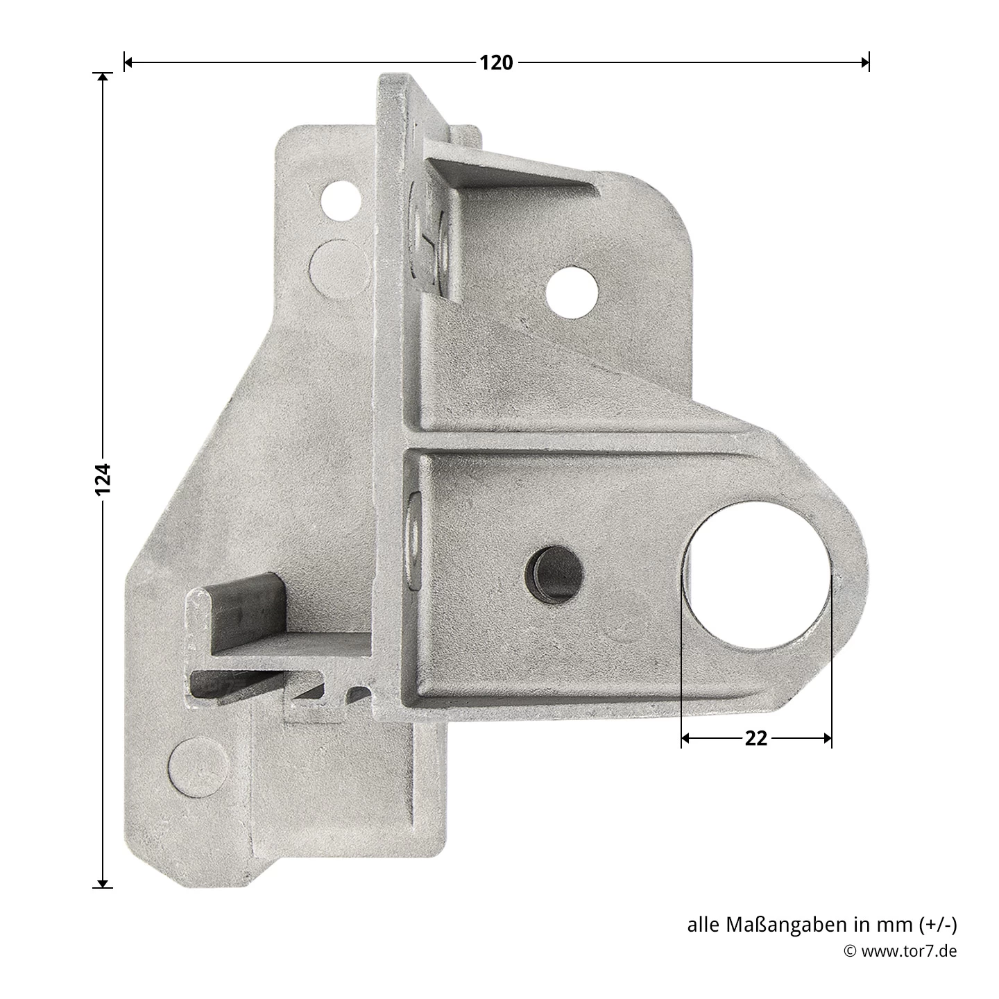 Hörmann Aufsetzstück, Beschlagsart N, Rechts 5 Hörmann Aufsetzstück, Beschlagsart N, Rechts – Bild 5