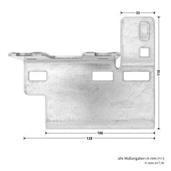 Hörmann Knotenblech, Beschlag L, Ausführung Links, Baureihe 30 9 Hörmann Knotenblech, Beschlag L, Ausführung Links, Baureihe 30 -Bester Türzubehör Geschäft 3044999 hoermann knotenblech beschlag l ausfuehrung links baureihe 30 masse bild 1