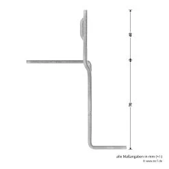 Hörmann Knotenblech, Beschlag L, Ausführung Links, Baureihe 30 11 Hörmann Knotenblech, Beschlag L, Ausführung Links, Baureihe 30 -Bester Türzubehör Geschäft 3044999 hoermann knotenblech beschlag l ausfuehrung links baureihe 30 masse bild 3