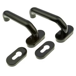 Hörmann Drückergarnitur, Kunststoff Schwarz, PZ