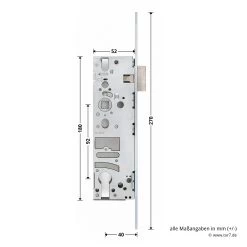 Hörmann Einsteck-Rohrprofilschloss 1314, BKS, PZ 7 Hörmann Einsteck-Rohrprofilschloss 1314, BKS, PZ -Bester Türzubehör Geschäft 3070038 hoermann einsteck rohrprofilschloss 1314 40 92 9 pz bemassung2