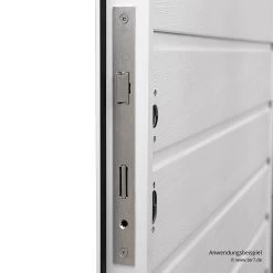 Hörmann Einsteck-Rohrprofilschloss KFV Für Schlupf-und Nebentüren, PZ -Bester Türzubehör Geschäft 3070038 hoermann einsteck rohrprofilschloss 1314 pz fuer schlupf und nebentuer einbausituation 1