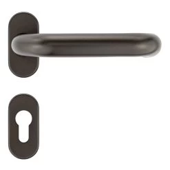 Hörmann Drückergarnitur, Aluguss Braun, PZ