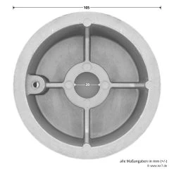 Hörmann Seiltrommel, Beschlag N, L, Rechts, Baureihe 20/30 -Bester Türzubehör Geschäft 3093538 hoermann seiltrommel rechts fuer garagen sektionaltore br 30 masse durchfuehrung innen