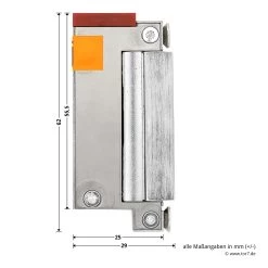Hörmann Kompakt-Türöffner Typ A 5300-B -Bester Türzubehör Geschäft 435723 hoermann kompakt tueroeffner typ a 5300 b hoehe tiefe