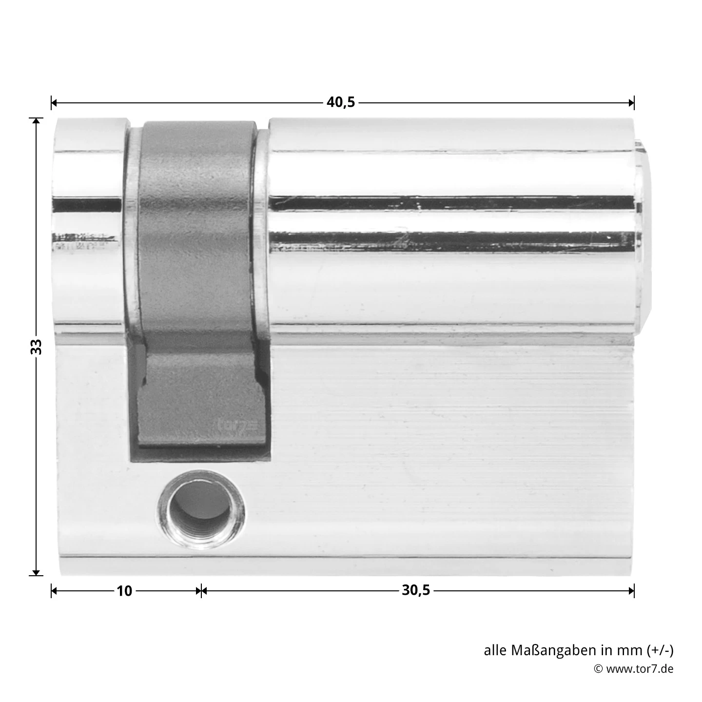 Hörmann Profilhalbzylinder, 30,5 + 10 Mm 6 Hörmann Profilhalbzylinder, 30,5 + 10 Mm – Bild 6