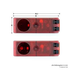 Hörmann Einweg-Lichtschranke EL 101 11 Hörmann Einweg-Lichtschranke EL 101 -Bester Türzubehör Geschäft 436294 hoermann einweg lichtschranke el 101 breite laenge draufsicht