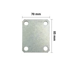 Hörmann Pfeiler-Konterplatte, Stahl Verzinkt, Ohne Gewindestangen -Bester Türzubehör Geschäft 436332 og hoermann pfeiler konterplatte ohne gewindestangen bemasst