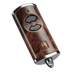 Hörmann Handsender HSE 2, BiSecur, Wurzelholz Dunkel