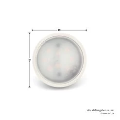 Hörmann LED-Reflektorlampe Für SupraMatic -Bester Türzubehör Geschäft 436992 hoermann reflektorlampe fuer supramatic vorderansicht breite laenge