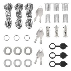 Hörmann Notentriegelung NET 5-3, 3er Set, Gleichschließend -Bester Türzubehör Geschäft 436999 hoermann notentriegelung net 5 3 3er set gleichschl lieferumfang