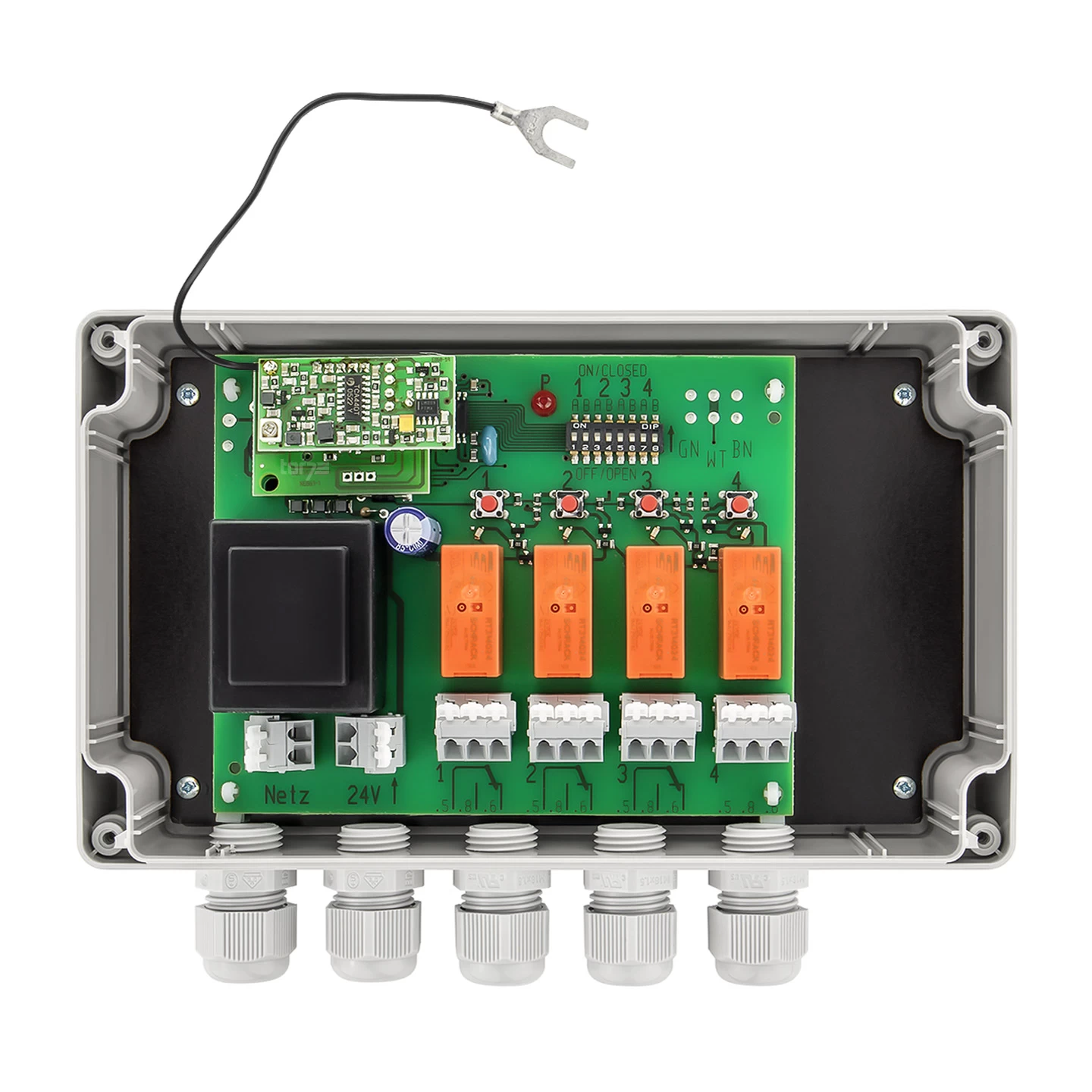 Hörmann 4-Kanal-Relais-Empfänger HER 4, 40 MHz 3 Hörmann 4-Kanal-Relais-Empfänger HER 4, 40 MHz – Bild 3