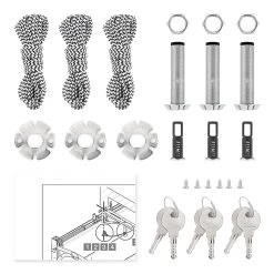 Hörmann Notentriegelung NET 4-3, 3er Set, Gleichschließend -Bester Türzubehör Geschäft 437199 hoermann notentriegelung net 4 3 3er set gleichschliessend lieferumfang