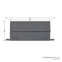 Hörmann 1-Kanal-Empfänger HE 1, 26,975 MHz -Bester Türzubehör Geschäft 437240 hoermann 1 kanal empfaenger he 1 26 975 mhz hoehe laenge