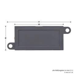 Hörmann 1-Kanal-Empfänger HE 1, 26,995 MHz -Bester Türzubehör Geschäft 437241 hoermann 1 kanal empfaenger he 1 26 995 mhz breite laenge