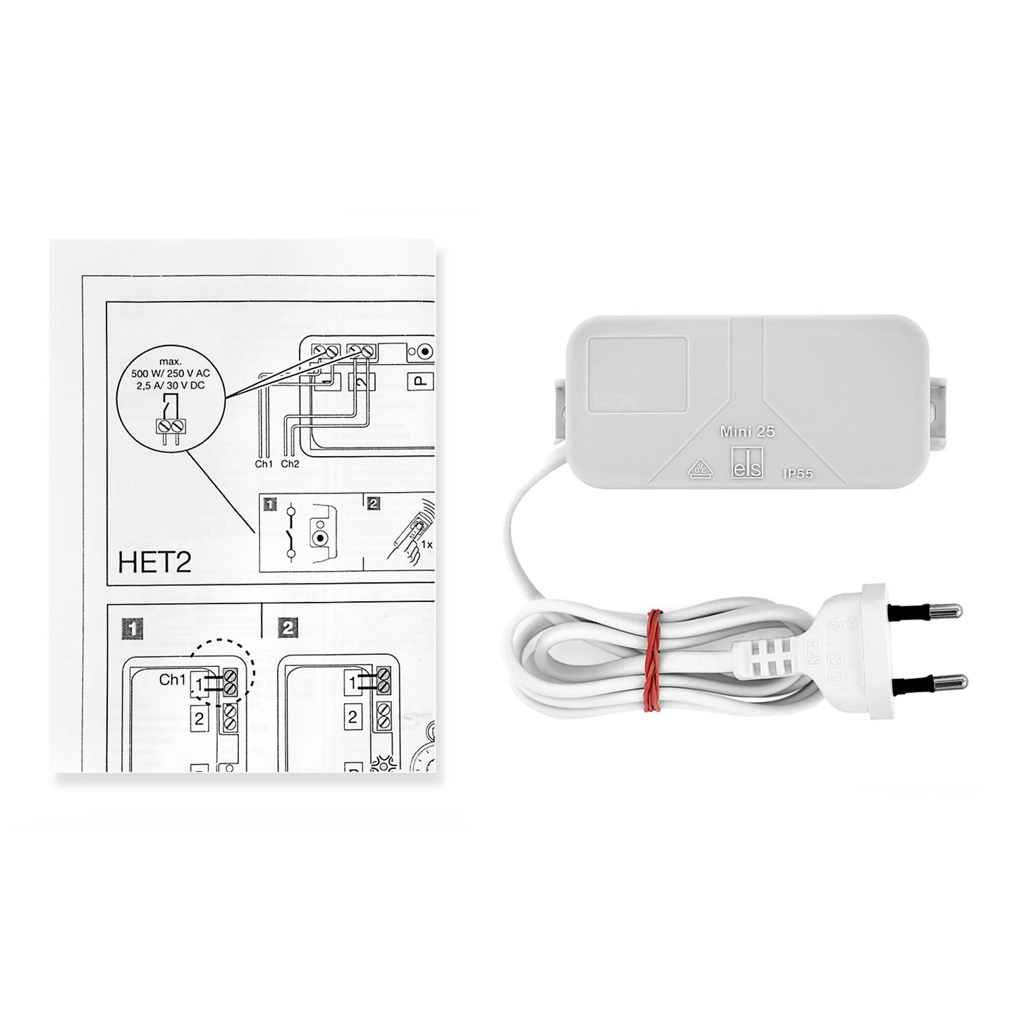 Hörmann 2-Kanal-Relais-Empfänger HET 2, 868 MHz 7 Hörmann 2-Kanal-Relais-Empfänger HET 2, 868 MHz – Bild 7