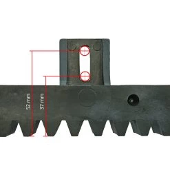 Hörmann Kunststoff-Zahnstange S6, Befestigung Oben -Bester Türzubehör Geschäft 438631 hoermann kunststoff zahnstange s6 detailansicht