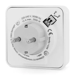 Hörmann Funk-Empfänger-Steckdose FES 1-1, BiSecur -Bester Türzubehör Geschäft 439746 hoermann funk empfaenger steckdose fes 1 1 bisecur rueckansicht