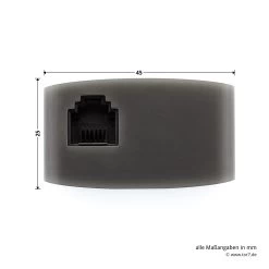 Hörmann Adapterplatine HAP 1 HCP 16 Hörmann Adapterplatine HAP 1 HCP -Bester Türzubehör Geschäft 4510204 hoermann adapterplatine hap 1 hcp masse seitenansicht