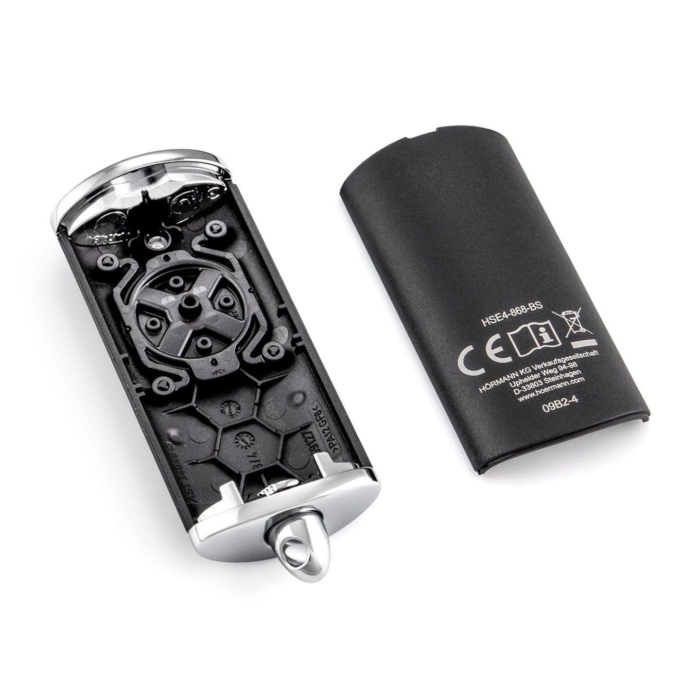 Hörmann Ersatz-Gehäuse Handsender HSE 4, Struktur Schwarz 2 Hörmann Ersatz-Gehäuse Handsender HSE 4, Struktur Schwarz – Bild 2