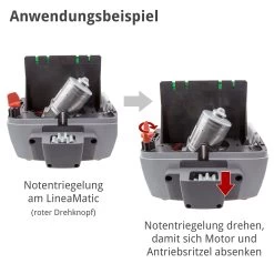 Hörmann LineaMatic Schiebetorantrieb -Bester Türzubehör Geschäft 4511320 hoermann lineamatic schiebetorantrieb notentriegelung