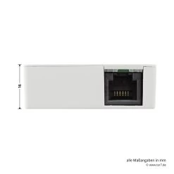 Hörmann Homematic IP-Gateway 19 Hörmann Homematic IP-Gateway -Bester Türzubehör Geschäft 4511629 hoermann homematic ip gateway masse seitenansicht