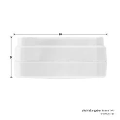 Hörmann Luftfeuchtigkeitssensoren-Set HKSI + HKSA -Bester Türzubehör Geschäft 4511665 hoermann luftfeuchtigkeitssensoren set hksi hksa innensensor breite tiefe