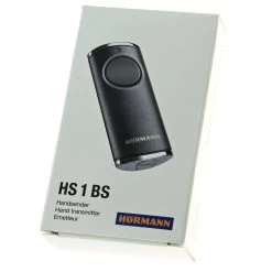Hörmann Handsender HS 1, BiSecur, Struktur Schwarz -Bester Türzubehör Geschäft 4511720 hoermann handsender hs 1 bisecur struktur schwarz verpackung