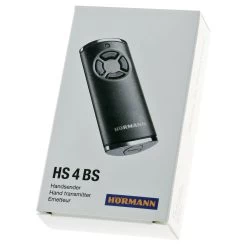 Hörmann Handsender HS 4, BiSecur, Struktur Schwarz -Bester Türzubehör Geschäft 4511724 hoermann handsender hs 4 bisecur struktur schwarz verpackung
