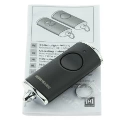 Hörmann Handsender HSE 1, BiSecur, Struktur Schwarz -Bester Türzubehör Geschäft 4511728 hoermann handsender hse 1 bisecur struktur schwarz lieferumfang