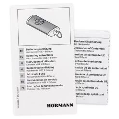 Hörmann Handsender HSE 4, BiSecur, Struktur Komplett Schwarz -Bester Türzubehör Geschäft 4511736 hoermann handsender hse 4 bisecur struktur komplett schwarz anleitung