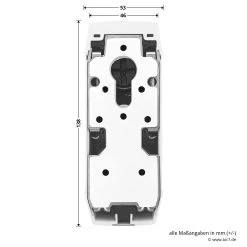 Hörmann Funk-Türschlossantrieb SmartKey 18 Hörmann Funk-Türschlossantrieb SmartKey -Bester Türzubehör Geschäft 4511787 hoermann funk tuerschlossantrieb smartkey weiss breite und laenge