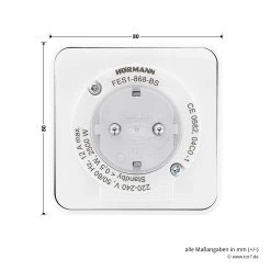 Hörmann Funk‑Set HF 51 868-BS -Bester Türzubehör Geschäft 4511824 hoermann funk set hf 51 868 bs steckdose fes 1 rueckseite