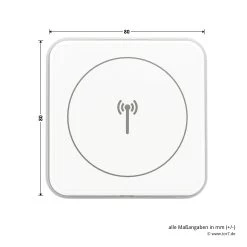 Hörmann Bluetooth-Antenne BTA 800 -Bester Türzubehör Geschäft 4511829 hoermann bluetooth antenne bta 800 masse draufsicht