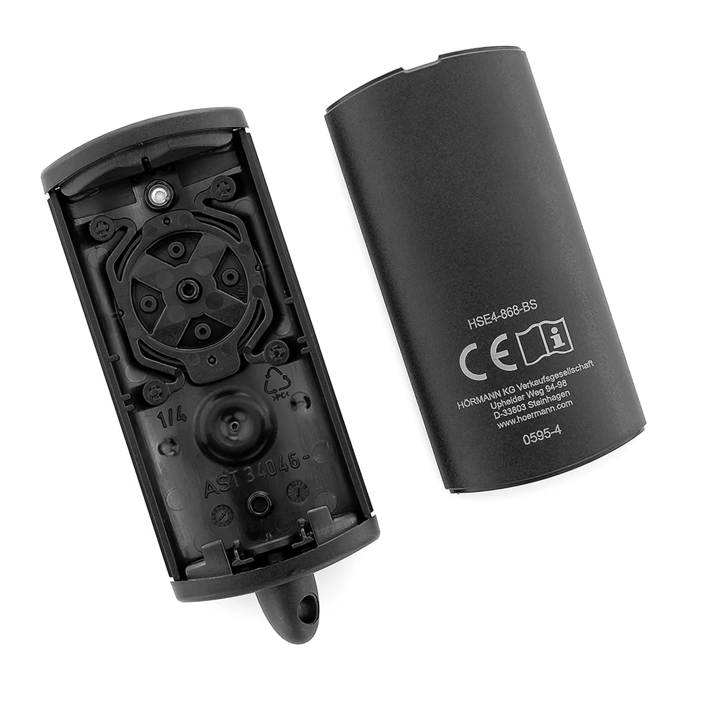 Hörmann Ersatz-Gehäuse Handsender HSE 4, Struktur Komplett Schwarz 2 Hörmann Ersatz-Gehäuse Handsender HSE 4, Struktur Komplett Schwarz – Bild 2