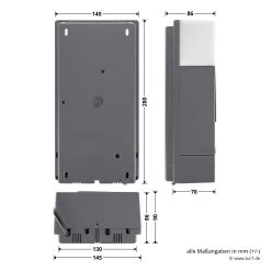 Hörmann Steuerung RollMatic, Ohne Funk -Bester Türzubehör Geschäft 4512850 hoermann steuerung rollmatic ohne funk bemassung