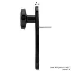 Hörmann Feuerschutz-Wechselgarnitur Typ D110 In Kunststoff Schwarz -Bester Türzubehör Geschäft 454685 hoermann feuerschutz wechselgarnitur typ d 110 in kunststoff schwarz griff aussen tiefe