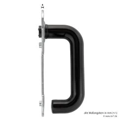 Hörmann Feuerschutz-Wechselgarnitur Typ D110 In Kunststoff Schwarz -Bester Türzubehör Geschäft 454685 hoermann feuerschutz wechselgarnitur typ d 110 in kunststoff schwarz griff innen tiefe