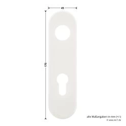 Hörmann FS Wechselgarnitur D110 Kurzschild PZ, Weiß 18 Hörmann FS Wechselgarnitur D110 Kurzschild PZ, Weiß -Bester Türzubehör Geschäft 454688 hoermann fs wechselgarnitur d 110 pz kurzschild polyamid weiss gleitlager schild breite hoehe