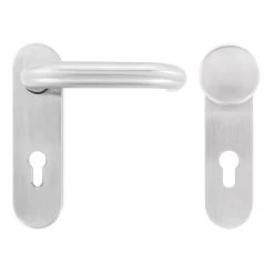 Hörmann FS Wechselgarnitur D110 Kurzschild PZ, Edelstahl