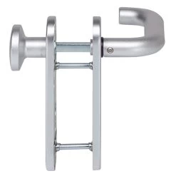 Hörmann Feuerschutz-Wechselgarnitur Typ D110 PZ, Aluminium -Bester Türzubehör Geschäft 454691 hoermann fs wechselgarnitur d 110 antipanik seitenansicht links