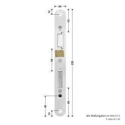 Hörmann Panikschloss 1201 PZ Für Stahltüren, Rechts 7 Hörmann Panikschloss 1201 PZ Für Stahltüren, Rechts -Bester Türzubehör Geschäft 478750 hoermann panikschloss 1201 pz dornmass 65 funktion e re masse schliessblech