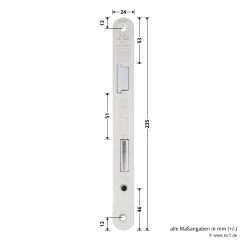 Hörmann Panikschloss ECO 112, Funktion D, Auswärts -Bester Türzubehör Geschäft 478765 hoermann panikschloss eco 112 funktion d auswaerts links masse stulp