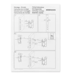 Hörmann FS Drückergarnitur D110 Kurzschild PZ, Schwarz -Bester Türzubehör Geschäft 498165 hoermann fs drueckergarnitur d 110 kurzschild pz gleitlager polyamid schwarz montageanleitung