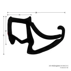 Hörmann Zargendichtung P132, 6500 Mm 13 Hörmann Zargendichtung P132, 6500 Mm -Bester Türzubehör Geschäft 501103 hoermann zargendichtung p132 6500 mm masse